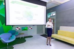 В молодежном пространстве Северо-Западного банка Сбербанка в первый учебный день студентам рассказали о мечте и цели