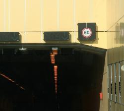 Скорость в тоннеле КАДа ограничили до 60 км/час