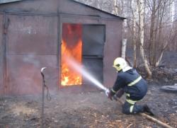 Пожары в гаражах крайне опасны